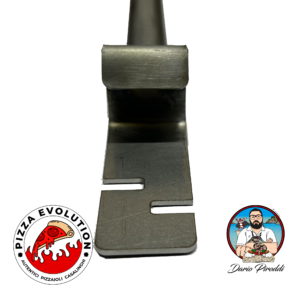 Pinza artigianale per teglie in Acciaio Inox Lunghezza 36 cm